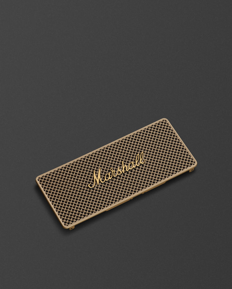 MIDDLETON II BLACK AND BRASS FRONT GRILL